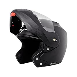 Vega Crux Flip-up Helmet (Black, M)