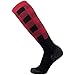 Merino Wool Plaid Ski Socks – Comfortable Warm for Men, Ladies Skiing Sock