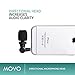 Movo Bundle Featuring The SmartMic Microphone with Lightning Dongle Clip for iPhone 7, iPhone 7 Plus, iPhone 8, iPhone X, XS, XS Max, 11, 11 Pro, and Other iOS Devices (Black)