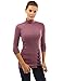 PattyBoutik Women's Turtleneck Lace Up Tunic