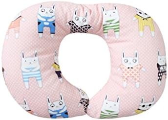 Head &amp; Neck Support Pillow Car Seats, Strollers for Infants, Babies &amp; Toddlers - Boys &amp; Girls (Bunny Blossom Pink)