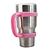 Orangeskycn 30 Oz Stainless Steel Insulated Tumbler Mug Handle (Pink)
