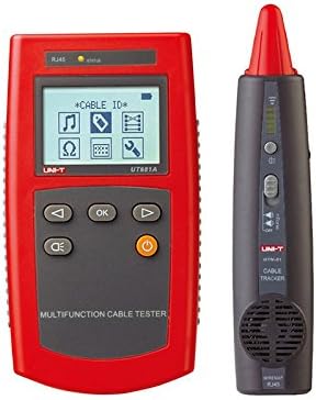 UNI-T UT681A Portable Network Tester Cable Finder set with Loop Resistance Test and Wire Sequence Scanning