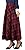 Cruiize Women's Wool Blend Plaid Flared Skirt Winter Fall Long Midi Skirt