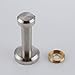 KES A1066-2-P2 BRASS Single Robe and Towel Hook Wall Mount, Brushed Nickel, 2 Pcs Pack