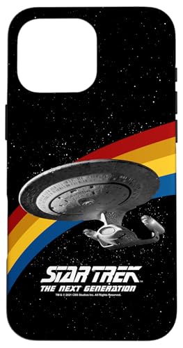 Star Trek : The Next Generation Rainbow Stripe Enterprise Case for iPhone 16 Pr…