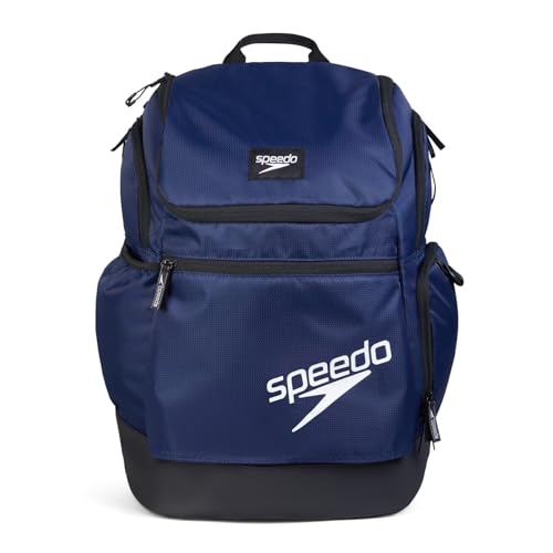 Speedo Unisex-Adult Teamster 2.0 Rucksack 35l Backpack | Swim Bag | Training | Backpack Backpack, Dark Heather Blue, One Size