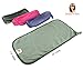 Reusable Makeup Remover Cloth - Eye Makeup Removing Towels for Sensitive Skin, Face & Body - Wipes Off Waterproof Mascara - Chemical Free Microfiber Makeup Remover Cloth Set, Gift for Women - 4 Pack
