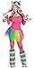 Fun World Costumes Women's Rockin' Rainbow Monster Adult Costume, Pink/Rainbow, Medium/Large