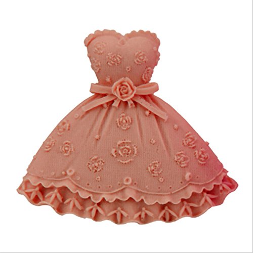 HS 1pc 3D Princess Skirt Molds for Cake Decoration Sugarcraft Soap Making Mold Chocolate Mold - Thumbnail 4