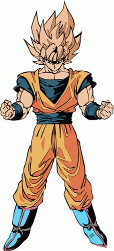 Dragon Ball Z Cartoon Superhero Car Bumper Sticker 3"x 6"