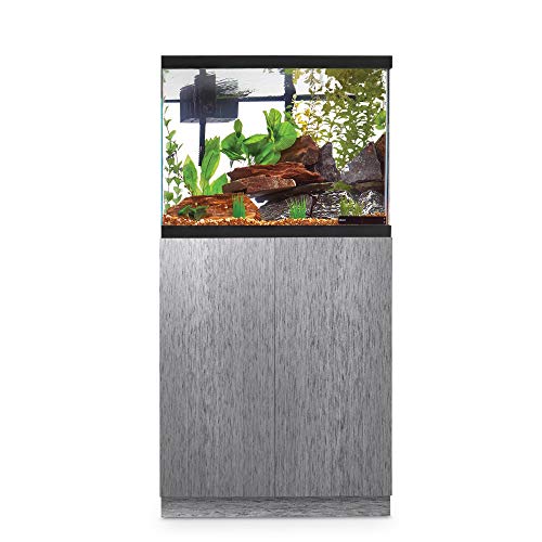 Imagitarium Brushed Steel Look Fish Tank Stand, Up to 29 Gal, 12.25 in