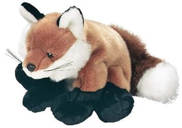 E-Chariot Soft Toys Red Fox Zoo Plush Stuffed Animal Cuddlekins by Wild Republic (80185) 12 Inches