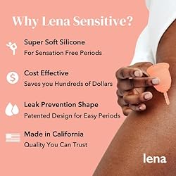 Lena Menstrual Cup Sensitive | 12hr Period Silicone