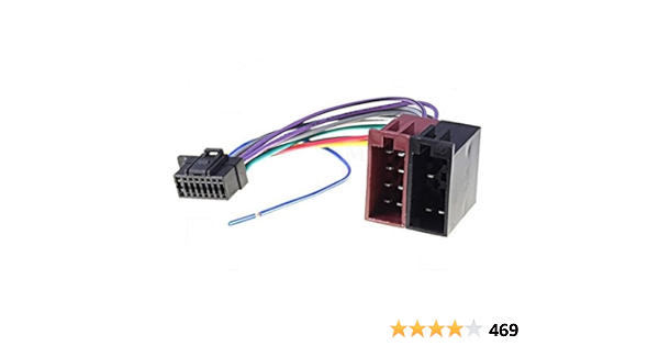 Cable adaptador ISO para radio de coche Sony (16 pines ...