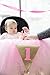 Posh Peanut 1st Birthday Tutu Skirt for High Chair Party Decorations for Your Baby Girl Special Day (Pink)