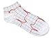 Prestige Medical Heartbeat EKG on White Nurse Ankle Socks (Model: 377-HRB)
