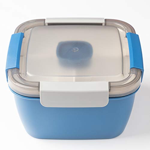 image for Timiuu Salad Lunch Box Container with Large 51-oz Salad Bowl | Removab