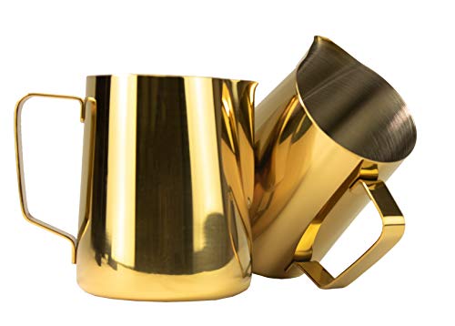 Barista Legends® Milchkännchen Edelstahl 600ml - mit speziellem Latte Art Ausguss - Milchkanne für Hobby Barista in beeindruckenden Farben – Bild 3