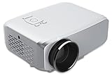Aduro Amplify VP20 Home Entertainment Multimedia Theatre Cinema Projector Supports AV, VGA, SG, USB, HDMI, Laptops, Tablets, Smartphones, Gaming Consoles, DVD Players. 20k Hrs LED Life, 1080P HD