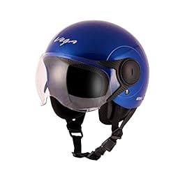 Vega Open Face Atom Blue Helmet-M