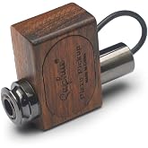 SAPHUE S2 Clip Pickup Transducer for Acoustic/Classic Guitar&amp;Ukulele, Wood Case, 6.35 Jack