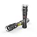 Nebo Slyde King 6434 Rechargeable LED Flashlight Work Light Adjustable Zoom with Lumintrail USB Plug Adapters