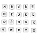 KinRex Silicone Alphabet Letter Teething Beads - 26 Letters Total - 1 of Each - 12*12mm