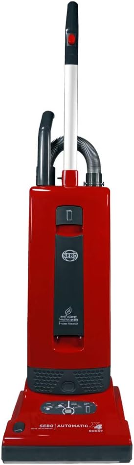 SEBO 90505AM Automatic X4 Boost Red Upright Vacuum