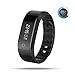AOKII Wirless Fitness Tracker,Sport Wristband with Multi-Functions Activity Smart Bracelet with Heart Rate Monitors for IOS Android Activity Watch Wristband.(Black)