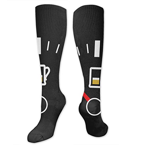 Unisex Long Socks Beer Empty Fuel Knitting Knee High Athletic Tube Stockings Fashion Style