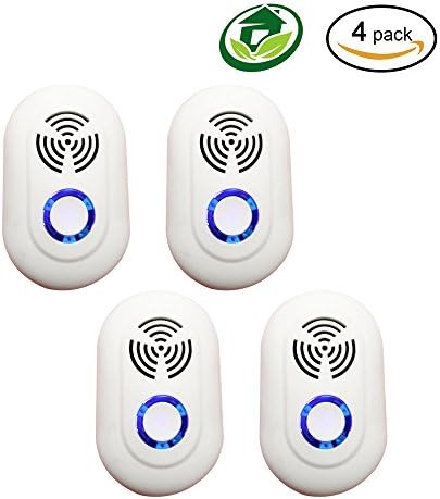 Luxanna Ultrasonic Pest Control Repeller Electronic Plug in Repellent Insect, with Electromagnetic and Ionizer, Keep Mosquito, Rats, Spiders, Rodents away, 2018 upgraded 4 PACK (4 pack)