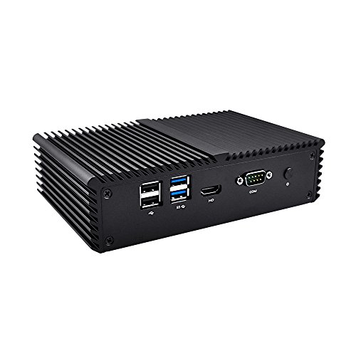Qotom-Q575G6-S05 Qotom Barebone Mini PC 6 Gigabit LAN Ports Core i7 7500U AES-NI Using Pfsense as Router Firewall Linux