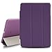 BESDATA Smart Cover for Apple iPad Mini 1st Generation Ultra Thin Magnetic & Translucent Back Case with Auto Wake/Sleep + Screen Protector + Cleaning Cloth + Stylus, Purple
