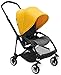 Bugaboo Bee5 Complete Stroller, Black/Sunrise Yellow - Compact, Foldable Stroller for Travel and Urban Life. Easy to Steer on City Streets & Tight Turns! The Most Popular Lightweight Stroller!