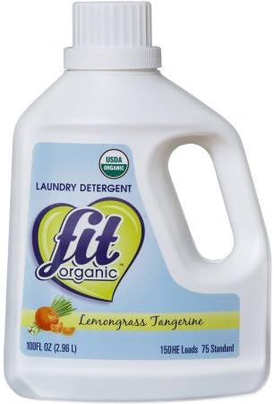 Fit Organic Lemongrass Tangerine Liquid Laundry Detergent, 100 fl oz