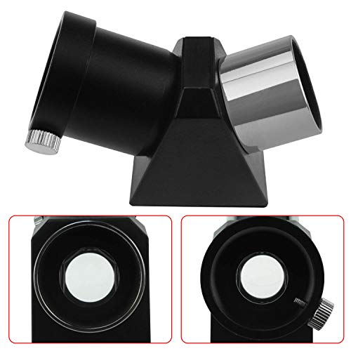 Astromania Telescope Diagonal, 45 Degree Star Diagonal Prism 1.25 Inch