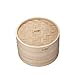 VonShef 10 Inch Bamboo Steamer Set with 2 x Free Chopsticks