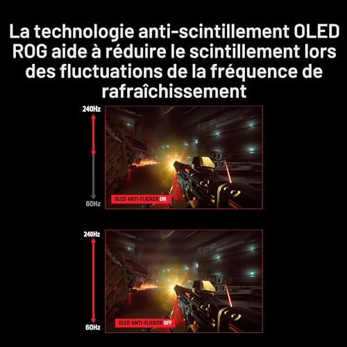 ROG Strix XG27AQDMES 27 Pouces 1440p 240Hz Écran PC Gamer OLED QD-OLED