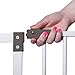 Dreambaby Liberty Extra-Wide Baby Safety Gate- with Smart Stay Open Feature - Fits Openings 39-42.5 inches Wide - White - Model L867