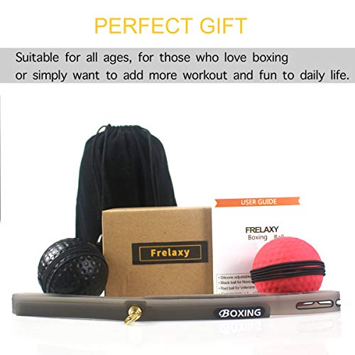 image for Frelaxy Boxing Reflex Ball, 2 Difficulty Level Boxing Punching Ball wi