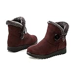 Dear Time Women Winter Warm Button Snow Boots
