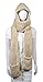 Super Soft Fleece Women’s Hooded Scarf & Hat W/Glove Pockets By Bioterti (Beige)