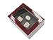 Kickoff101 1997 1998 2015 Denve' Broncos Championship Rings with Display Case Set