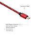 Micro USB Charger cable,Power-7 2-Pack(6ft) Durable Braided Fast Charge and Sync Cord for Samsung Galaxy S7 Edge S6 S4 S3,Note 3 4 5,Moto G4 G5 Plus,LG G3 G4,Windows,ZTE, More (Gold/Red)