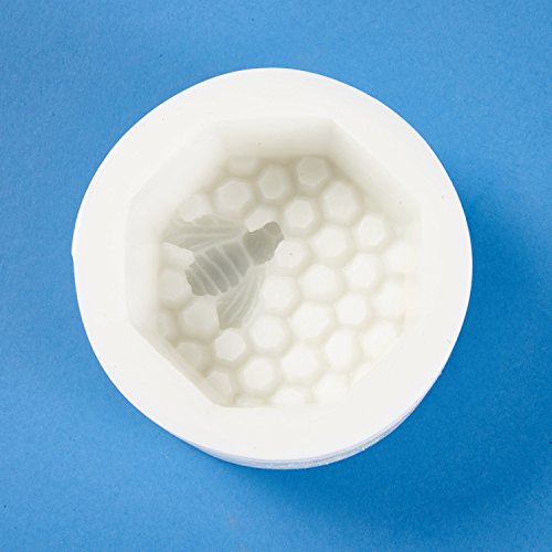 Moldiy Bee Honeycomb Shape Silicone Soap Art Craft Mold Wedding,Party,Gift - Thumbnail 7