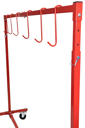 Dragway Tools Painting and Drying Stand with 6 Hooks for Hoods Doors Fenders