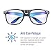 Blue Light Blocking Glasses - Gamer Glasses, Filter Blue Light from LCD/LED Screen and Computer, Eyewear for Sleep and Helps Prevent Eye Strain & Headaches, for Men and Women