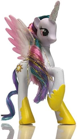 Mr Bigz Little Ponies Display Mini Figures Tall 14 cm celestial princess Clear Wings (white)
