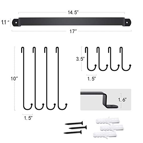 Coffee Cup Holder Wall Mounted Coffee Cup Rack Mug Hooks in Kitchen